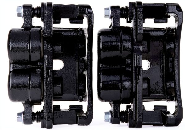 Power Stop Black Caliper Pair w/Bracket Brake Upgrade-5