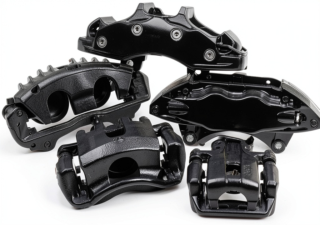 Power Stop Black Caliper Pair w/Bracket