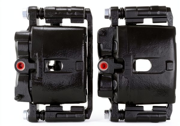 Power Stop Black Caliper Pair w/Bracket Brake Upgrade-4