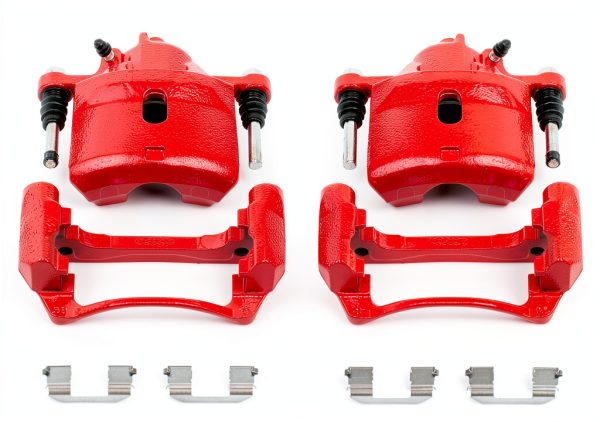Power Stop Front Brake Caliper Powder Coated-0