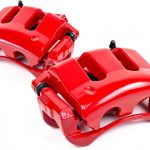 Power Stop Performance Upgrade Front Brake Calipers Red Powder Coated-0
