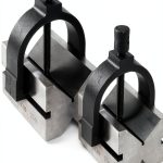 V-Block Set TYPE B with C Clamp HFS Black 2-3/4in 1-3/4in 1-1/2in-0