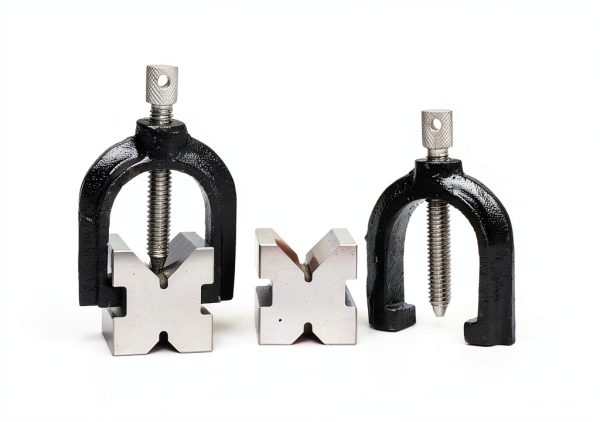 Precision Ground VEE Block PRAZTECH PRZ-40X32 40x32mm Silver Steel Set-0