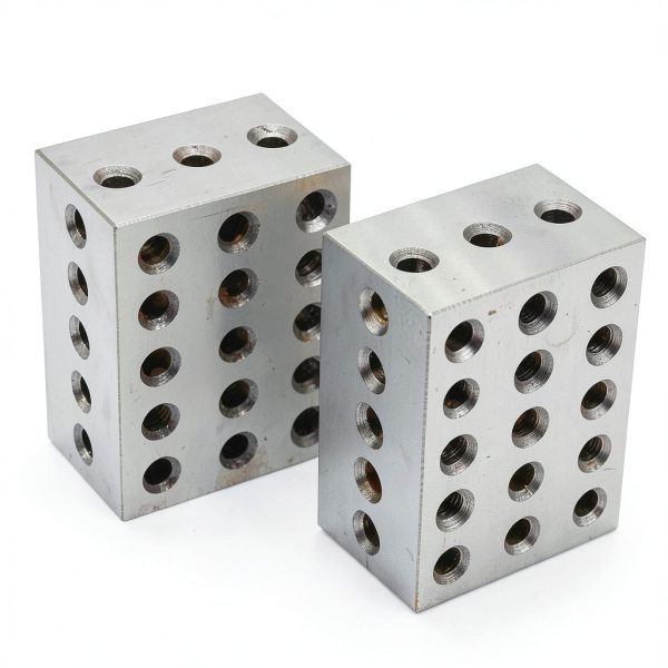 Nakkaa V Block 23-Hole Stainless Steel Hardened Tooling Block-1