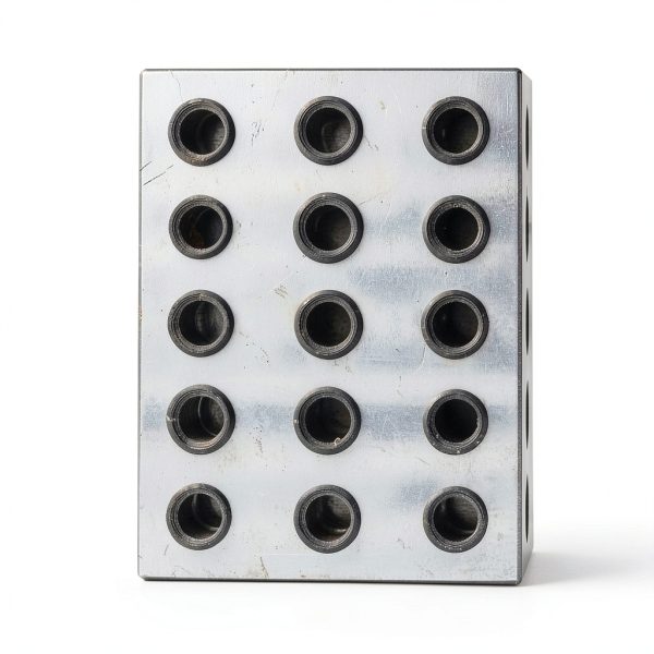 Nakkaa V Block 23-Hole Stainless Steel Hardened Tooling Block-6