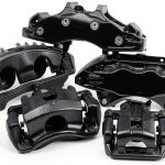 Power Stop Black Caliper Pair with Bracket Front Upgrade-0