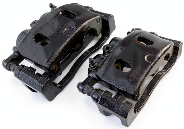 Power Stop Black Caliper Pair with Bracket Front Upgrade-6