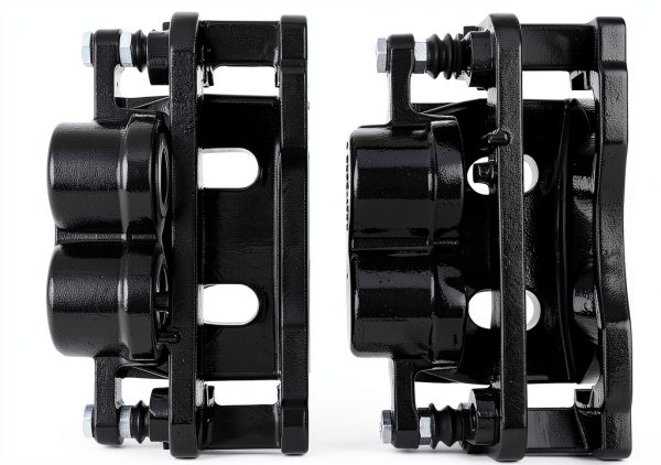 Power Stop Black Caliper Pair with Bracket Front Upgrade-5