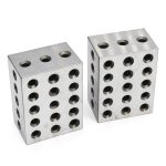 Nakkaa V Block 23-Hole Stainless Steel Hardened Tooling Block-0