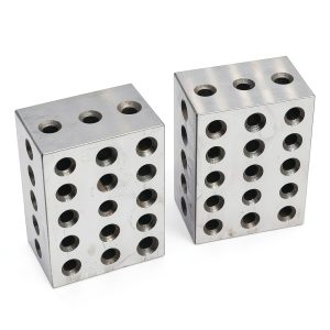 Nakkaa V Block 23-Hole Stainless Steel Hardened Tooling Block-0