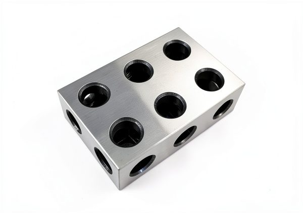 Taytools 770788 1-2-3 Blocks 11 Hole Universal Matched Pair (2 Each) Hardened Steel RC 56-60 Precision Ground-1