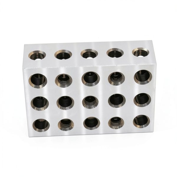 2-3-4 Blocks Matched Pair 23 Hole V Blocks TINVHY Hardened Steel 2x3x4-6