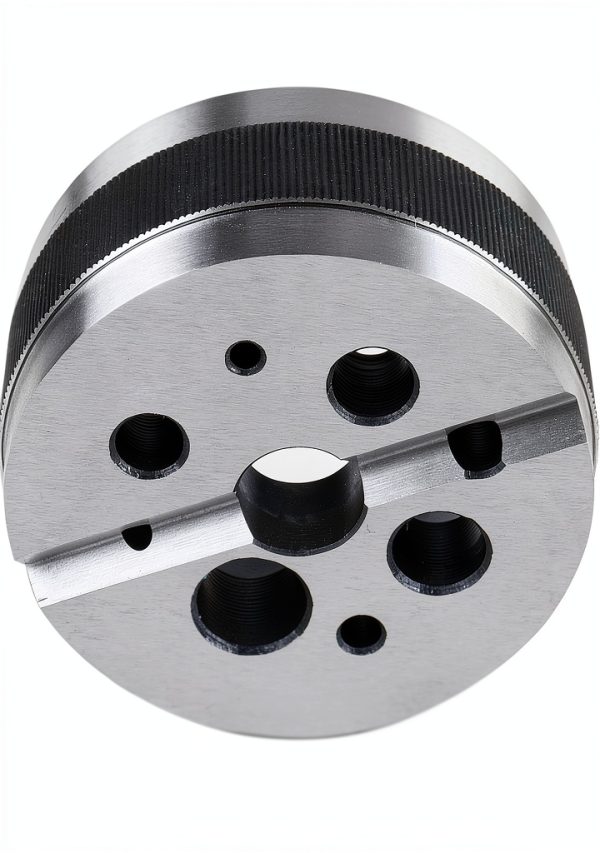 Machinists' Bench Block V Block by AI – 3" Diameter, 1/8‑5/8" Holes-3