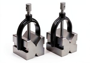 VME VB-1 V Block and Clamp Set 1" Capacity Hardened Steel for-0