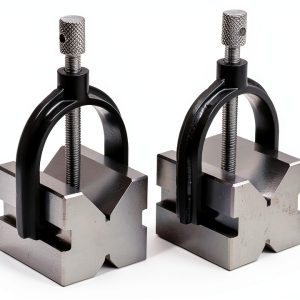 VME VB-1 V Block and Clamp Set 1" Capacity Hardened Steel for-0