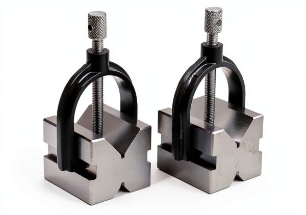 VME VB-1 V Block and Clamp Set 1" Capacity Hardened Steel for-0