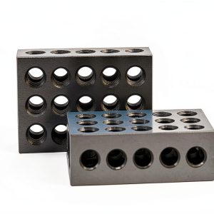 Shars 1-2-3 Precision Matched .0002" Pair Blocks w/23 Hole Set 303-5500 P]-0