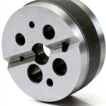 Machinists' Bench Block V Block by AI – 3" Diameter, 1/8‑5/8" Holes-0