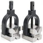 MSC Industrial V-Block & Clamp Set 91-312-9 7/16-13/16 Hardened Steel-0