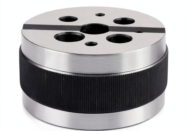 Machinists' Bench Block V Block by AI – 3" Diameter, 1/8‑5/8" Holes-1